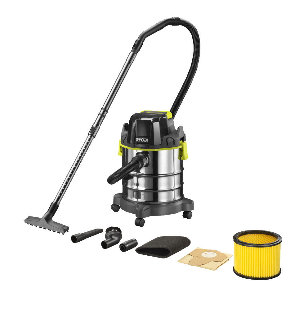 Пылесос строительный RYOBI R18WDV-0 (без батареи) система ONE +