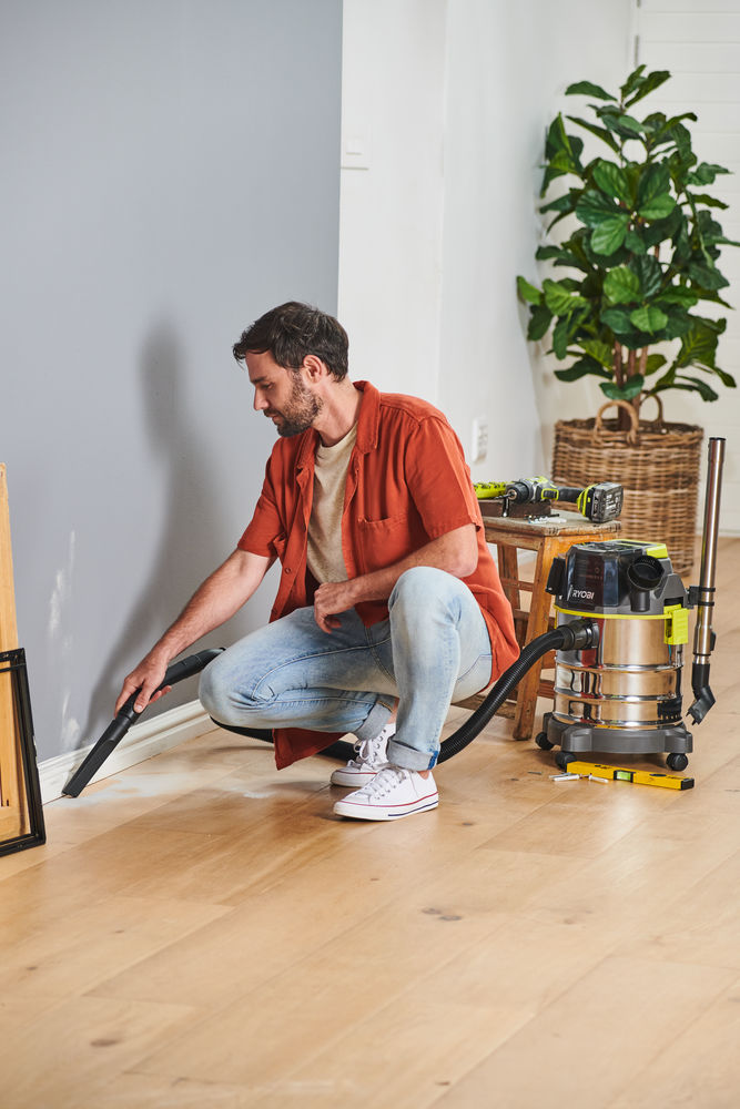 Пылесос строительный RYOBI R18WDV-0 (без батареи) система ONE +