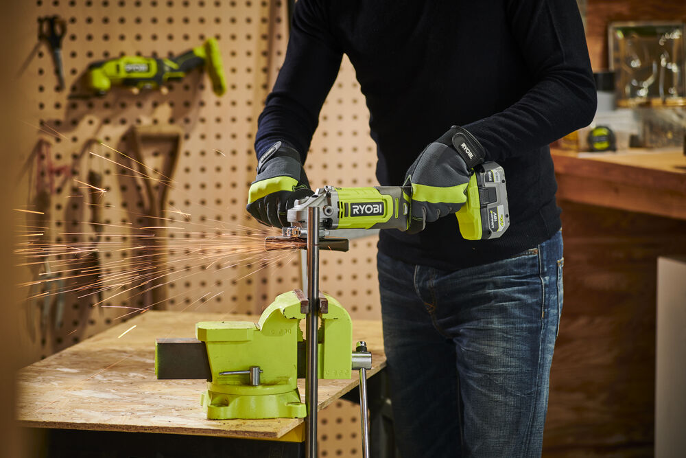 Углошлифмашина RYOBI RAG18125-0 (без батареи) система ONE +