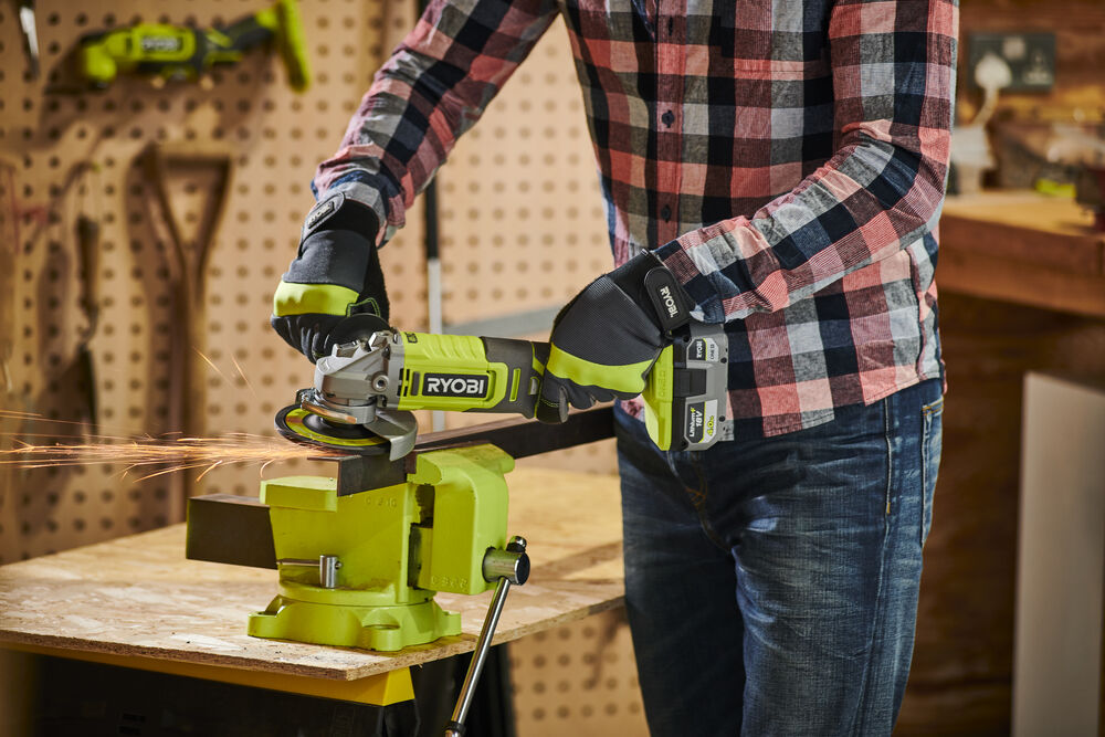 Углошлифмашина RYOBI RAG18125-0 (без батареи) система ONE +