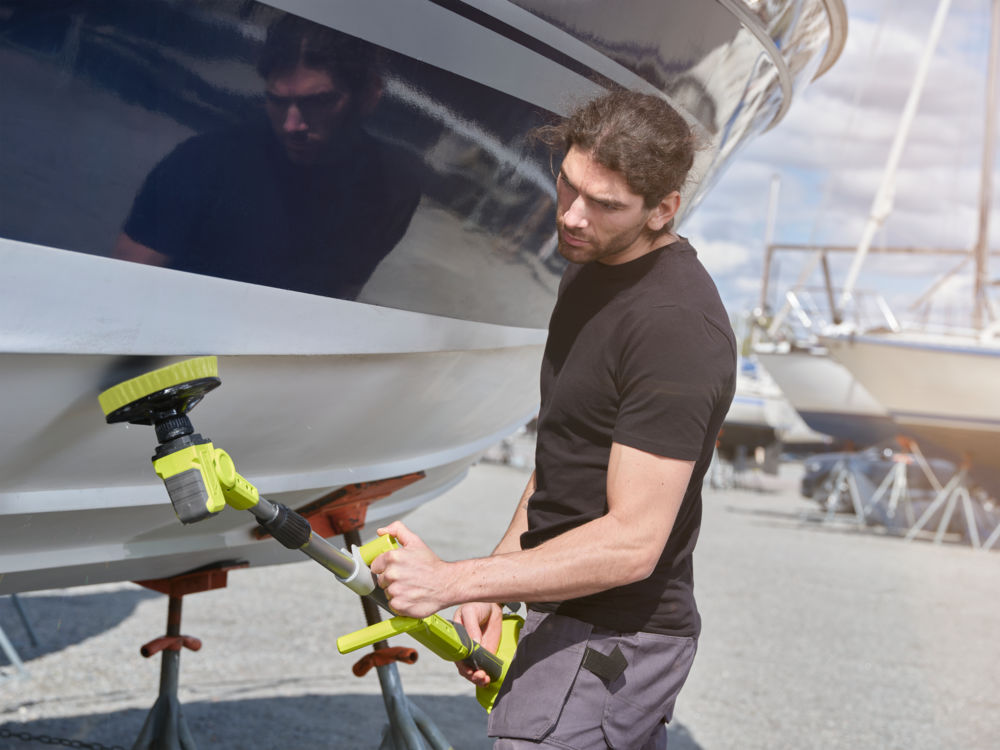 Телескопическая щетка RYOBI R18TPS-0 (без батареи) система ONE +