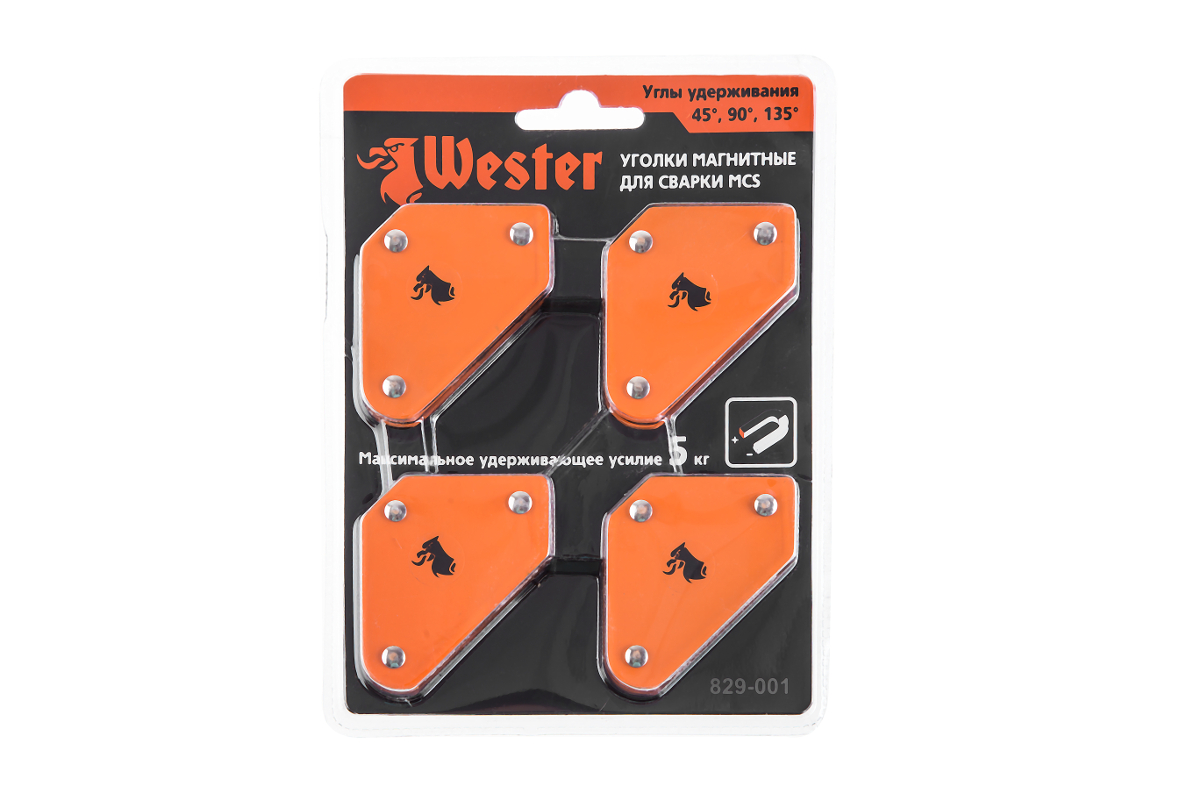 Уголки магнитные для сварки WESTER MCS 829-001 (4 шт.)