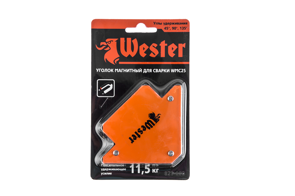 Уголок магнитный для сварки WESTER WMC25 829-002