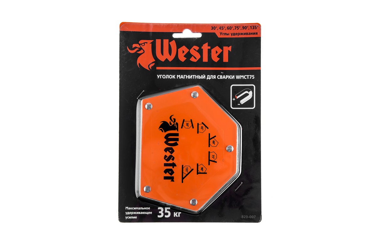 Уголок магнитный для сварки WESTER WMCT75 829-007