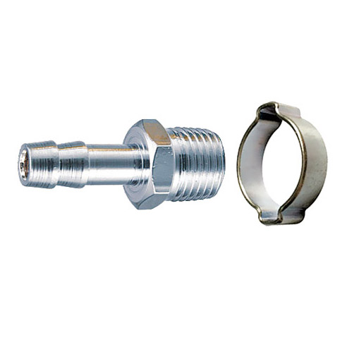 Переходник FUBAG 1/4 "M - елочка 8 мм с обжимным кольцом