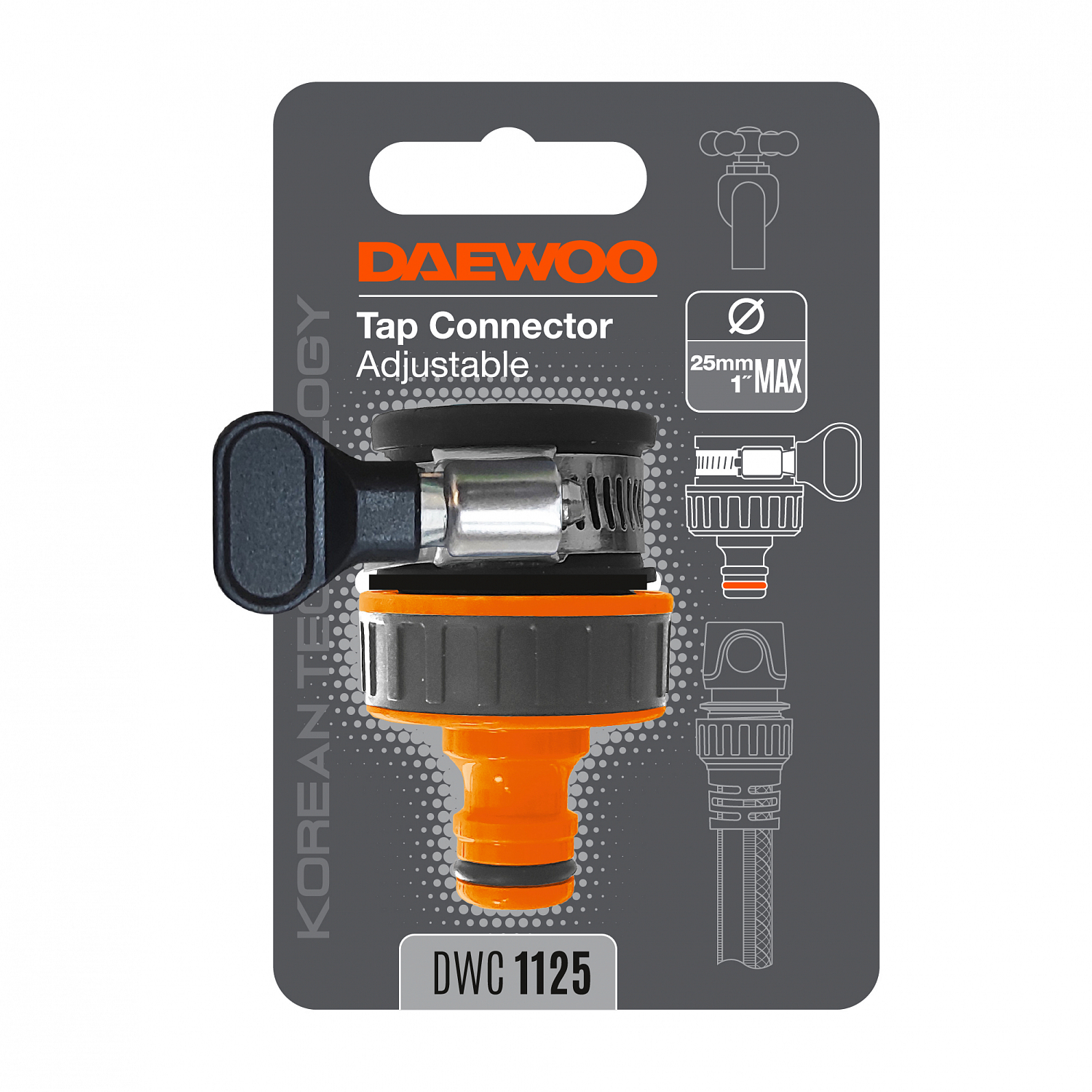 Адаптер для крана безрезьбовой до 1 " DAEWOO DWC 1125
