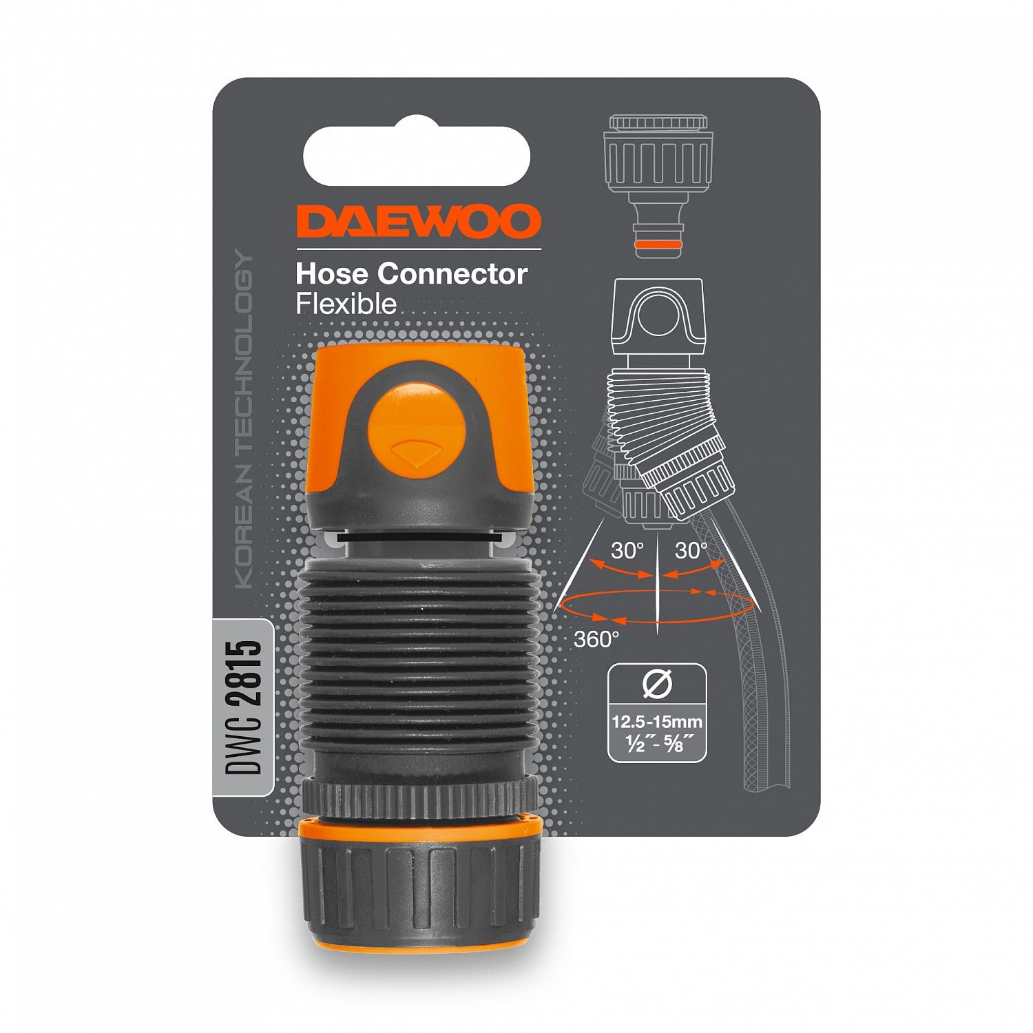 Коннектор для шланга гибкий DAEWOO DWC 2815