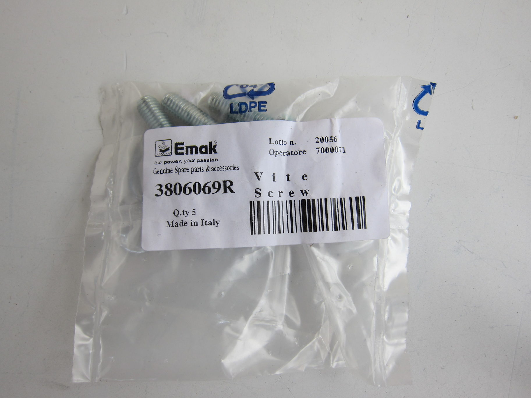 Винт efco 3806069R