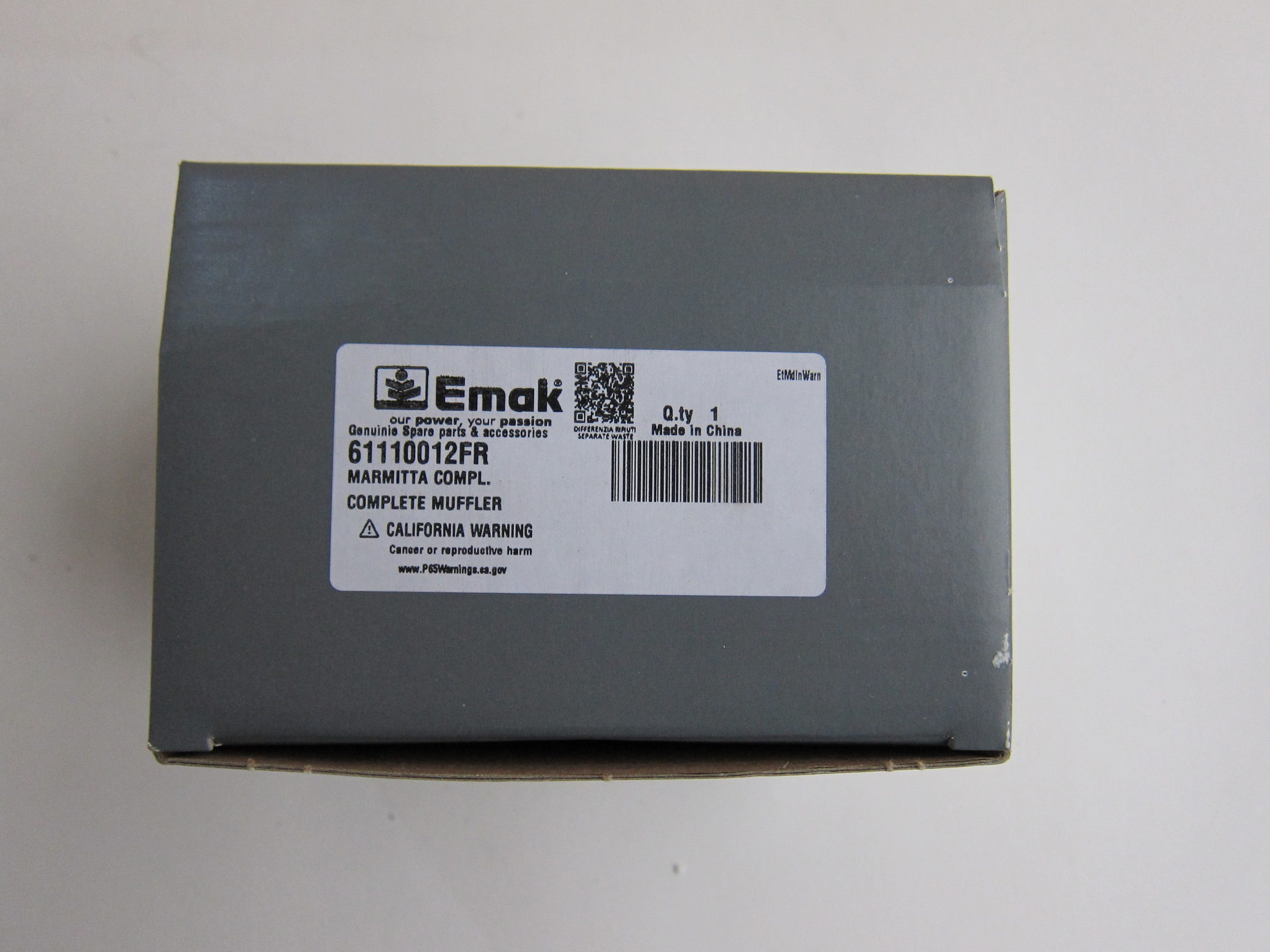 Глушитель (COMPLETE MUFFLER) 61110012FR