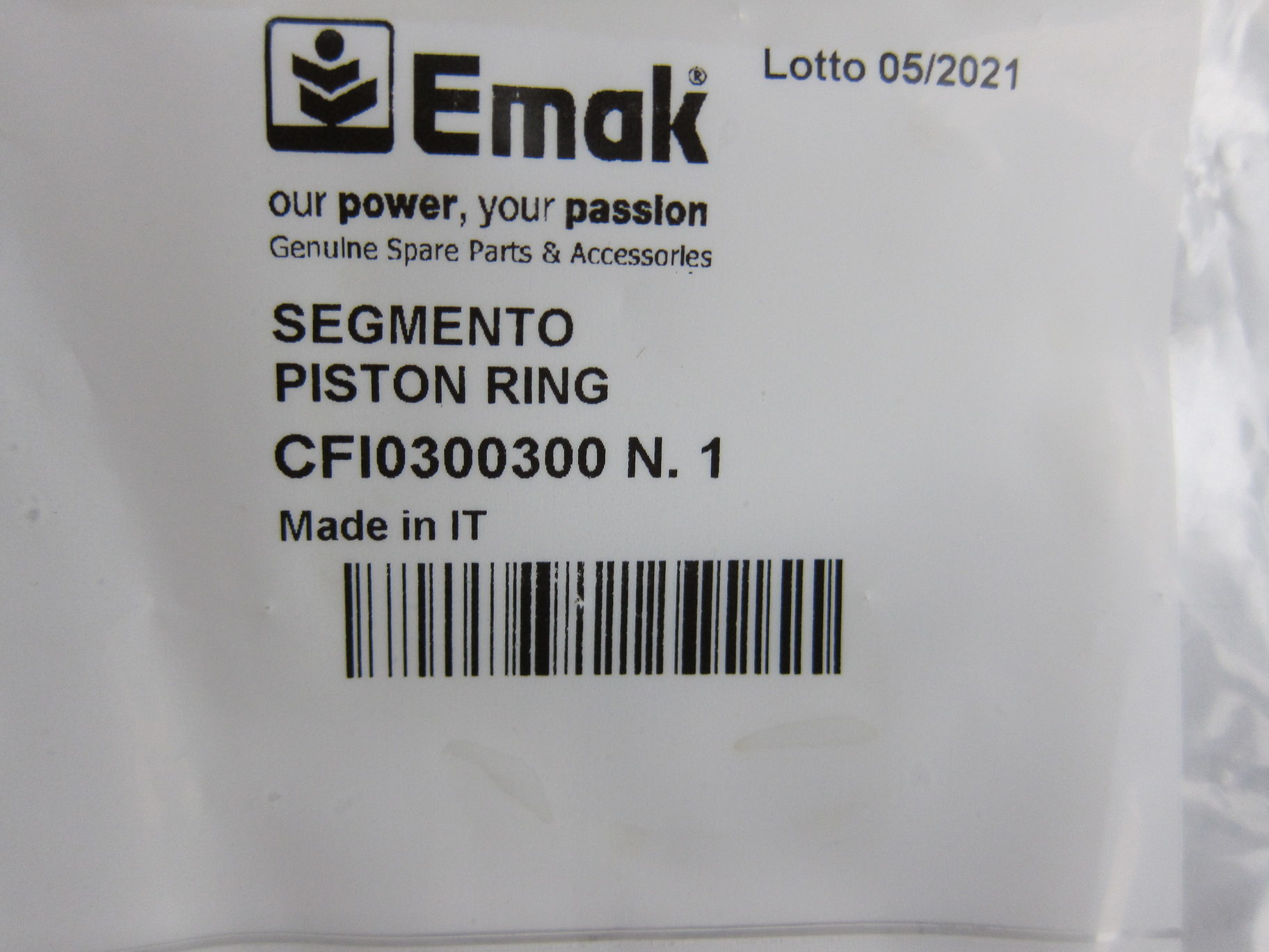 Кольцо поршневое для воздуходувок (PISTON RING) CFI0300300
