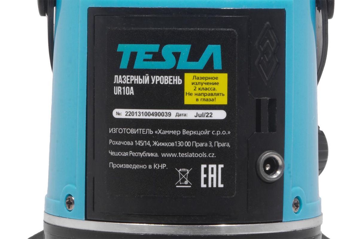 Лазерный уровень TESLA UR10A красный луч