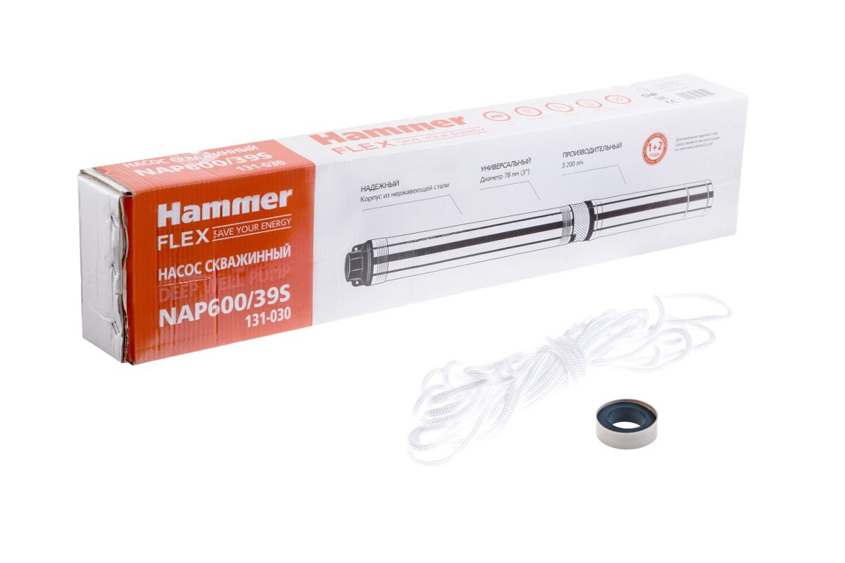 Насос скважинный Hammer NAP600/39S