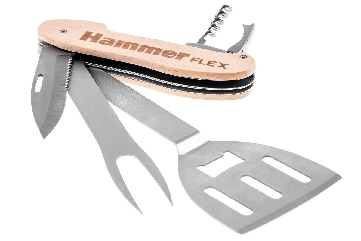 Мультитул для гриля 5 приборов Hammer Flex 310-310
