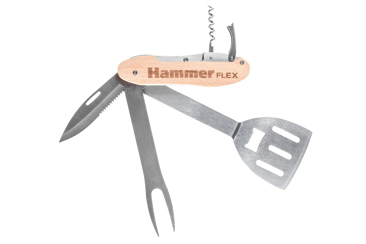 Мультитул для гриля 5 приборов Hammer Flex 310-310