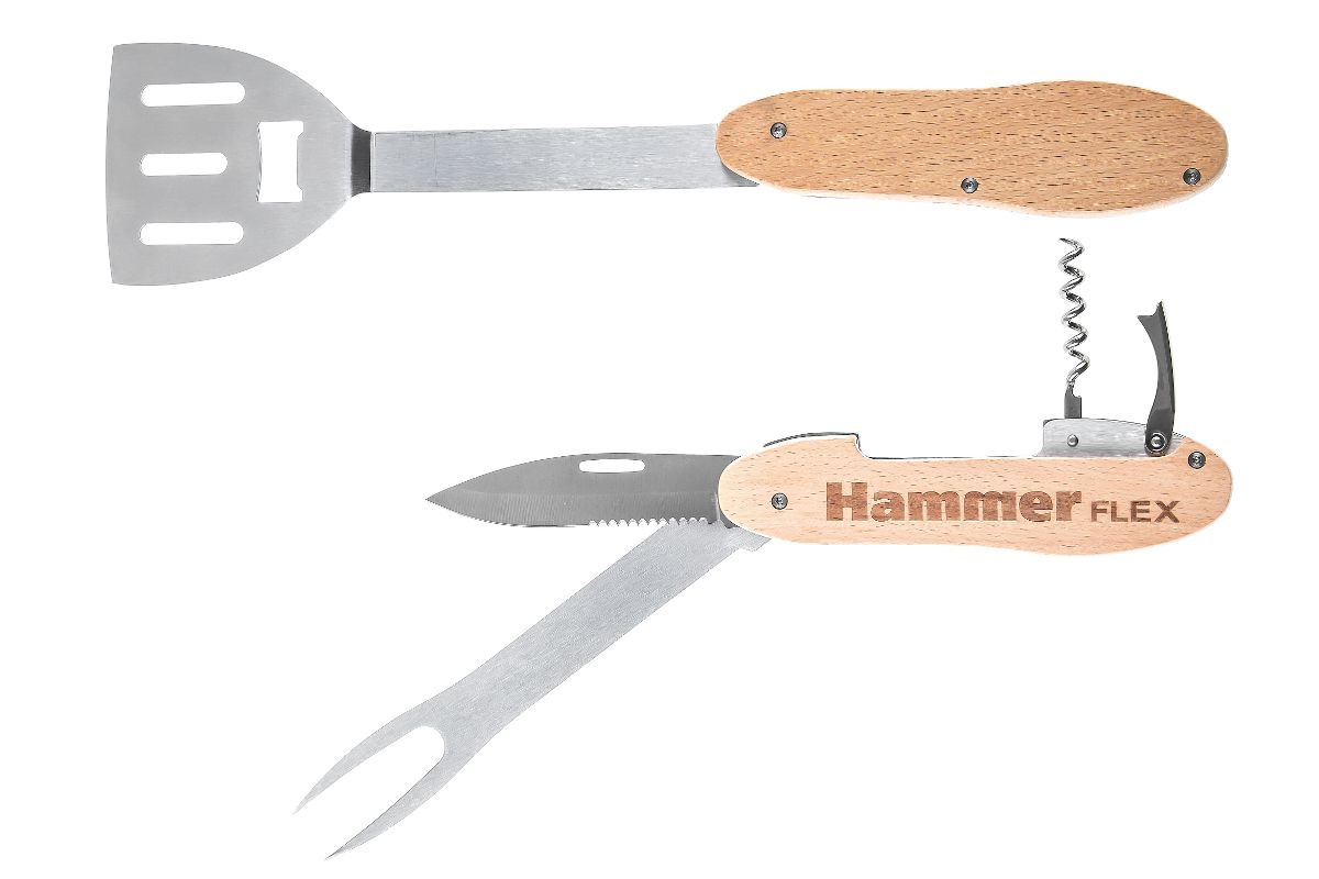 Мультитул для гриля 5 приборов Hammer Flex 310-310