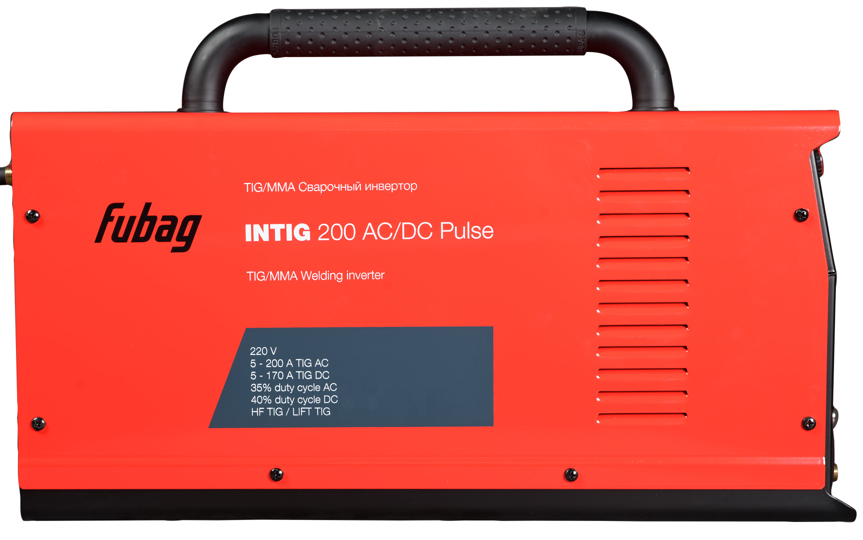 Инвертор сварочный аргонодуговой FUBAG INTIG 200 AC/DC PULSE
