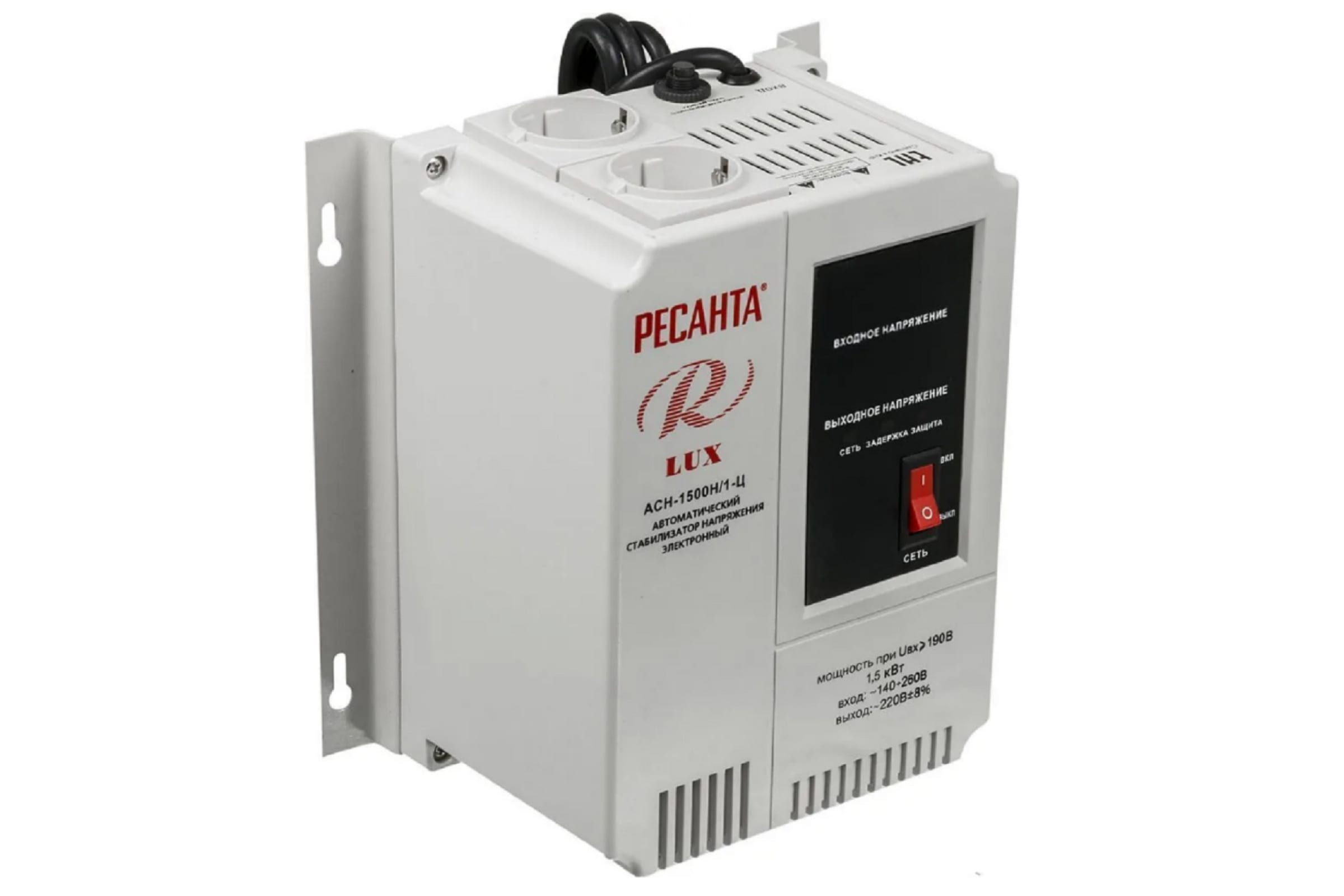 Стабилизатор напряжения настенный Ресанта Lux АСН-1500Н/1-Ц