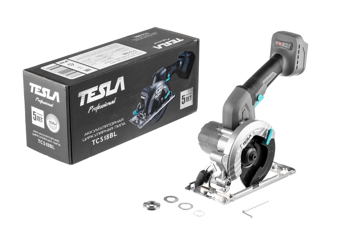 Пила циркулярная аккумуляторная TESLA TCS18BL