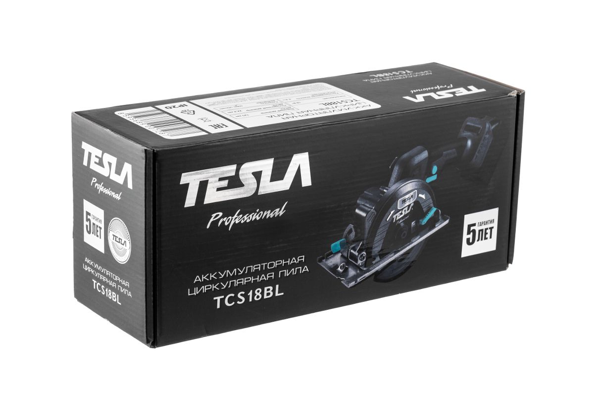 Пила циркулярная аккумуляторная TESLA TCS18BL
