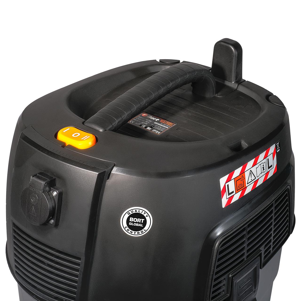 Пылесос строительный Bort BAX-1530M-Smart Clean