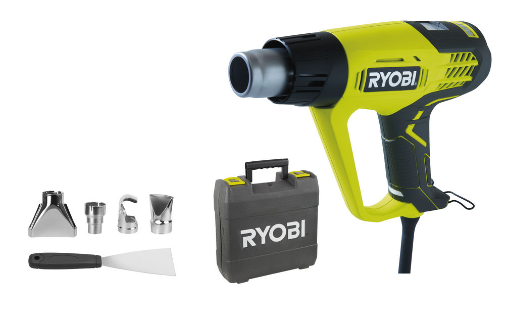 Фен строительный (термовоздуходувка) RYOBI EHG2020LCD