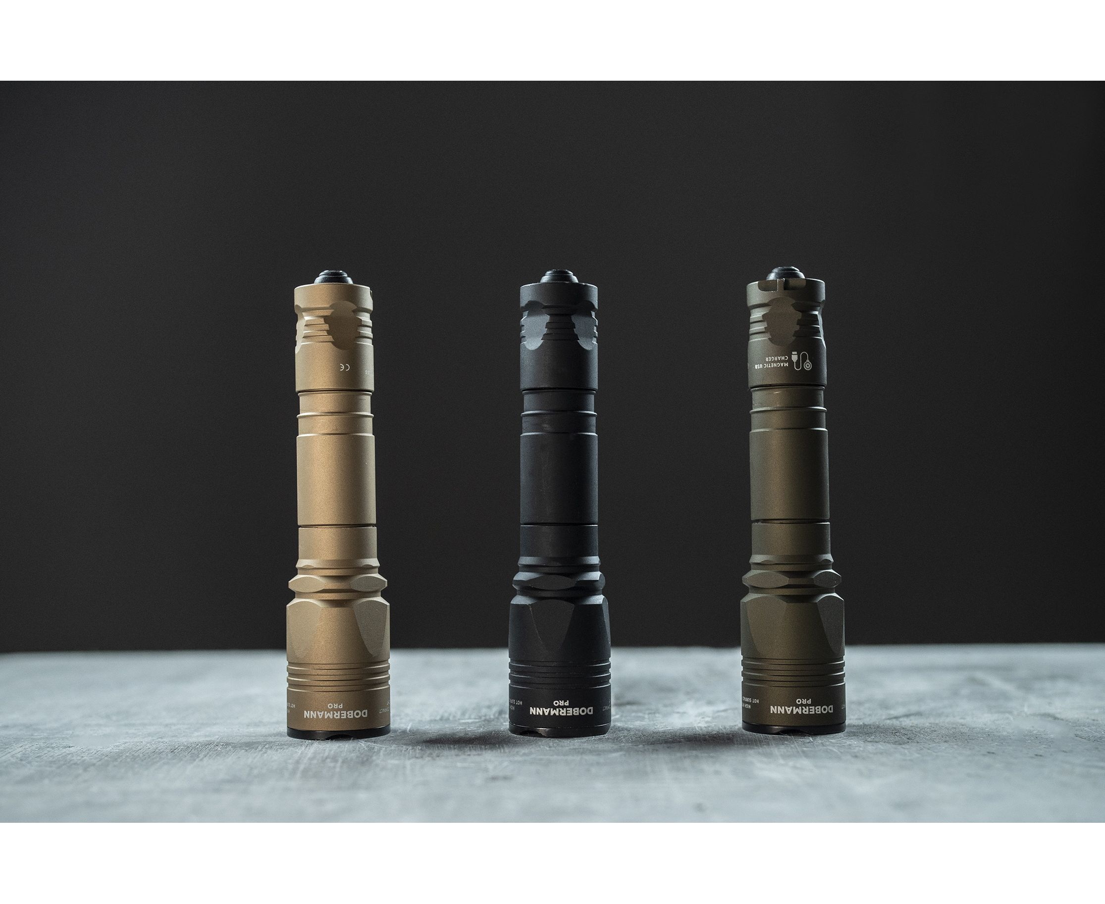 Фонарь Armytek Dobermann Pro Magnet USB Olive Теплый