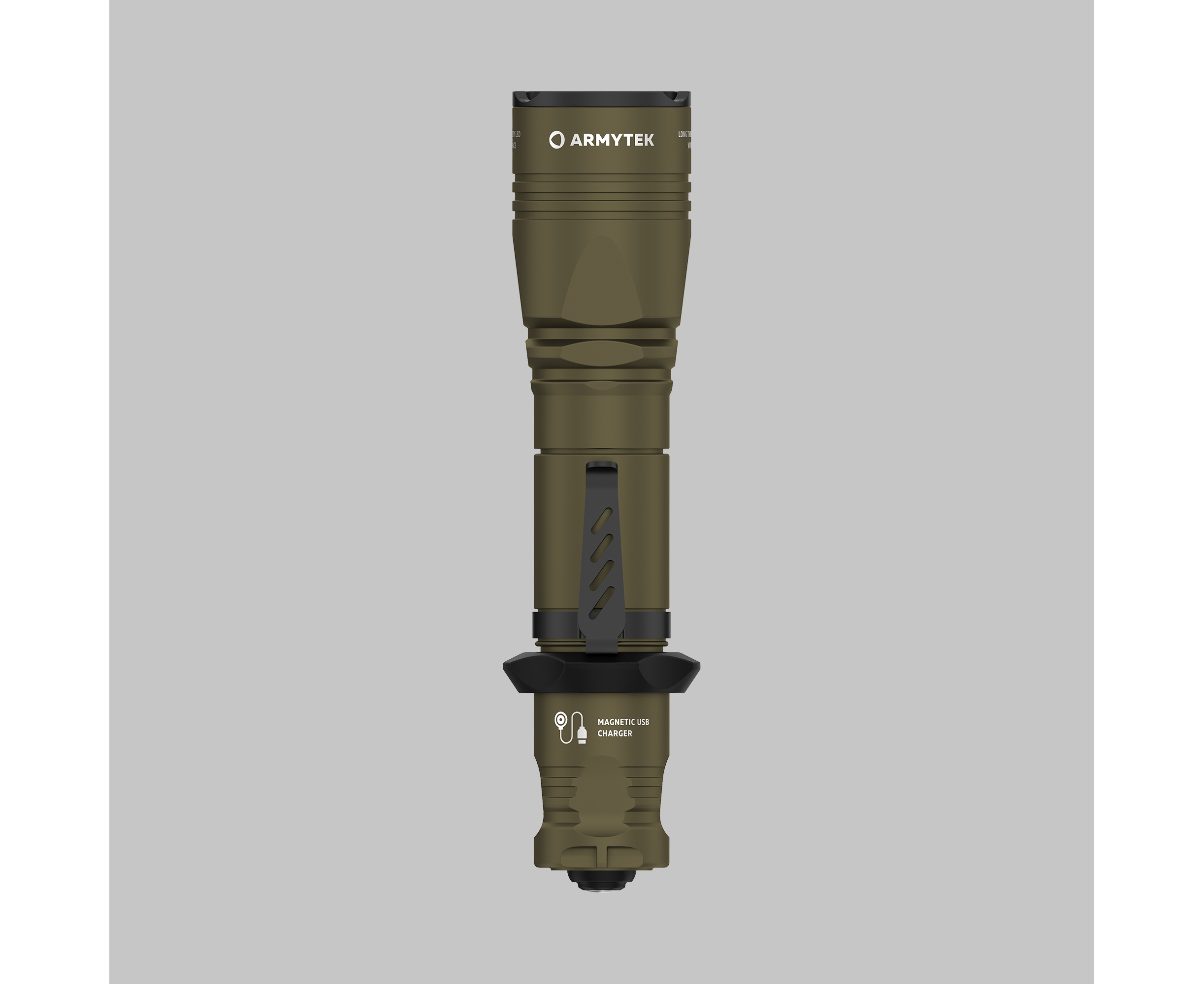 Фонарь Armytek Dobermann Pro Magnet USB Olive Теплый