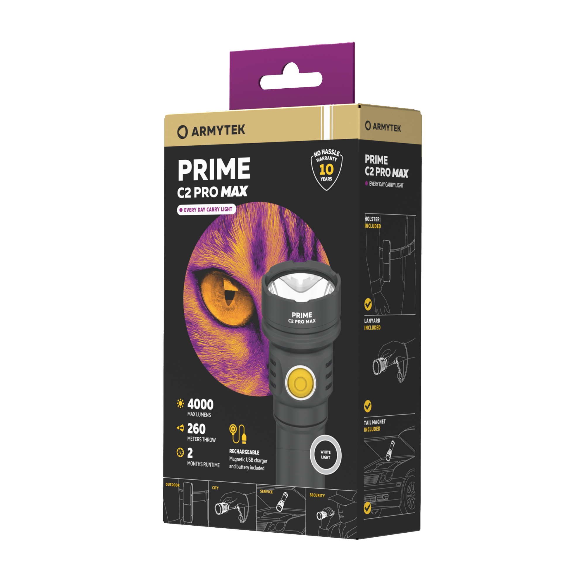 Фонарь Armytek Prime C2 Pro MAX Теплый