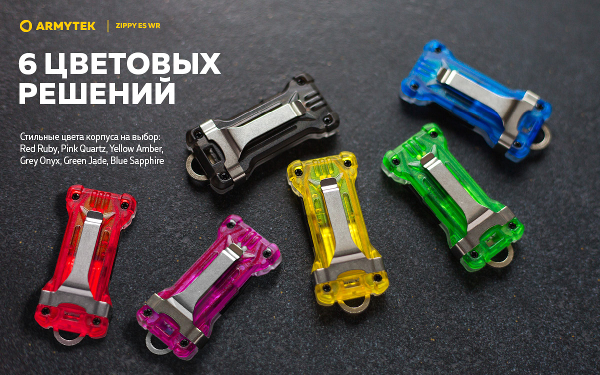 Фонарь Armytek Zippy WR Extended Set Серый