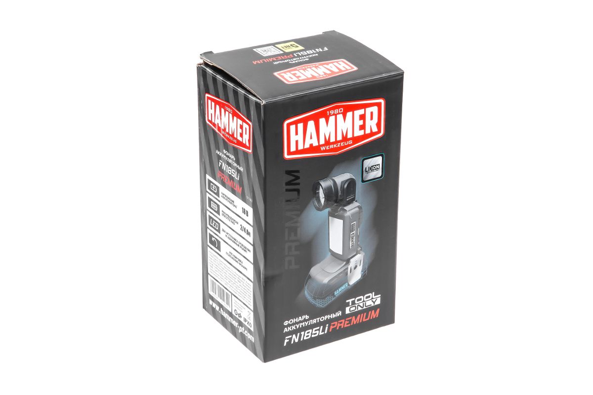 Фонарь аккумуляторный HAMMER FN185Li PREMIUM