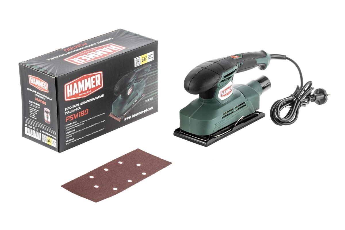 Виброшлифмашина Hammer Flex PSM180