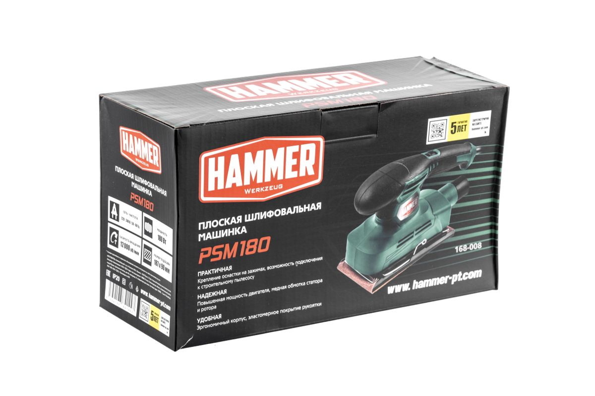 Виброшлифмашина Hammer Flex PSM180