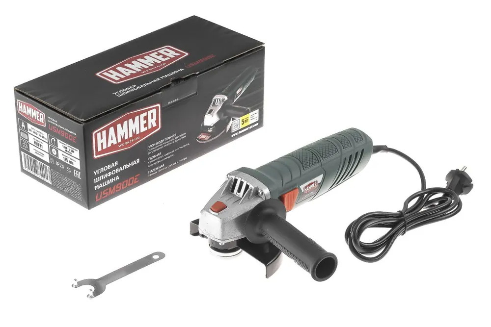 Углошлифмашина Hammer USM900E