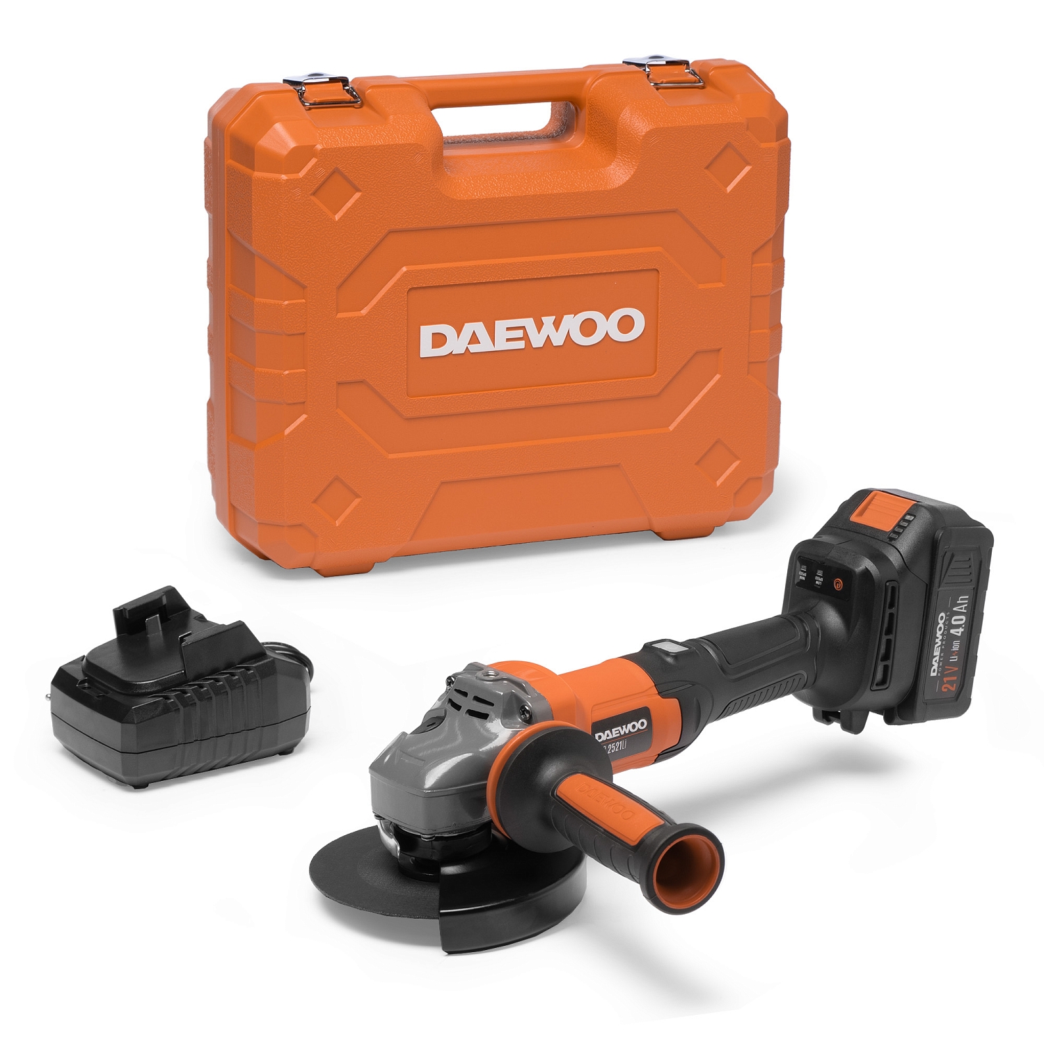Углошлифмашина аккумуляторная DAEWOO DAG 2521Li SET
