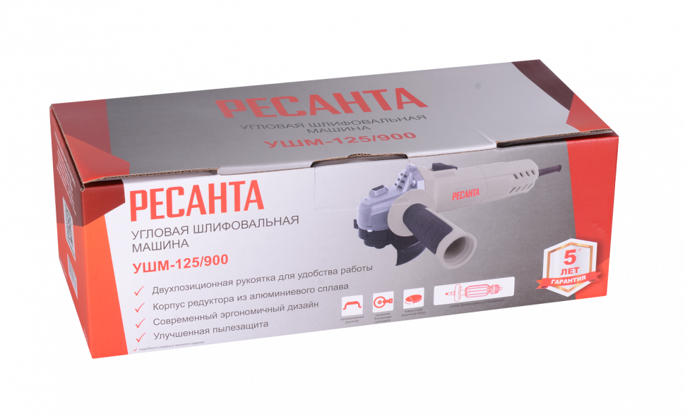 Углошлифмашина Ресанта УШМ-125/900