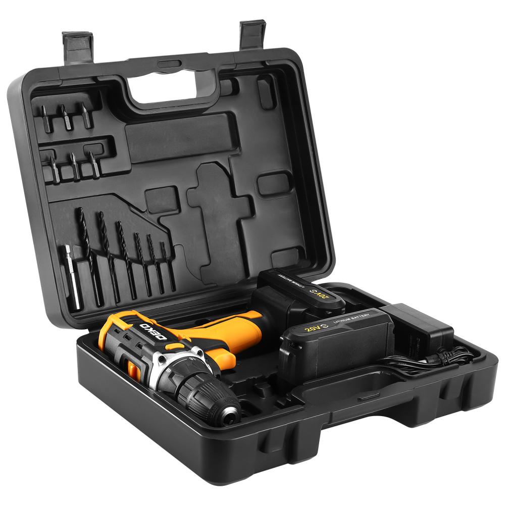 Дрель-шуруповерт аккумуляторная DEKO Banger 20V ONE + 083-1110