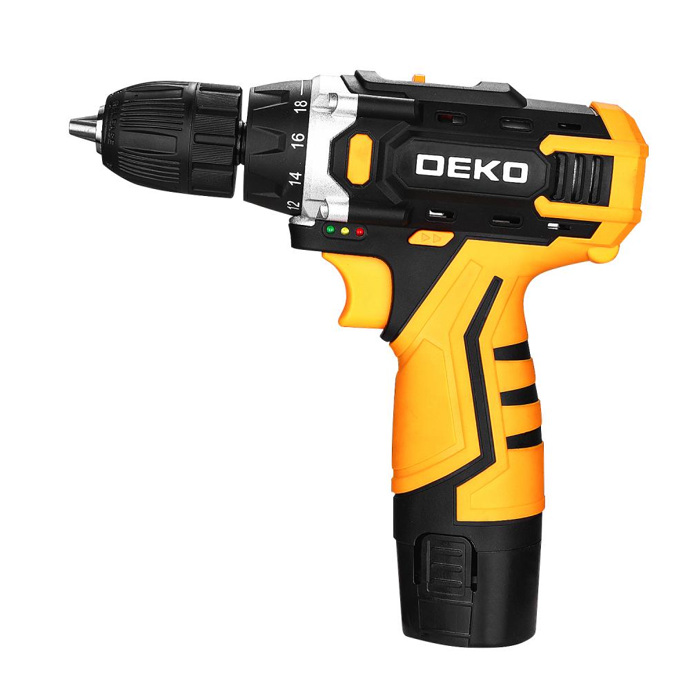 Дрель-шуруповерт аккумуляторная DEKO DKCD12V 083-1022