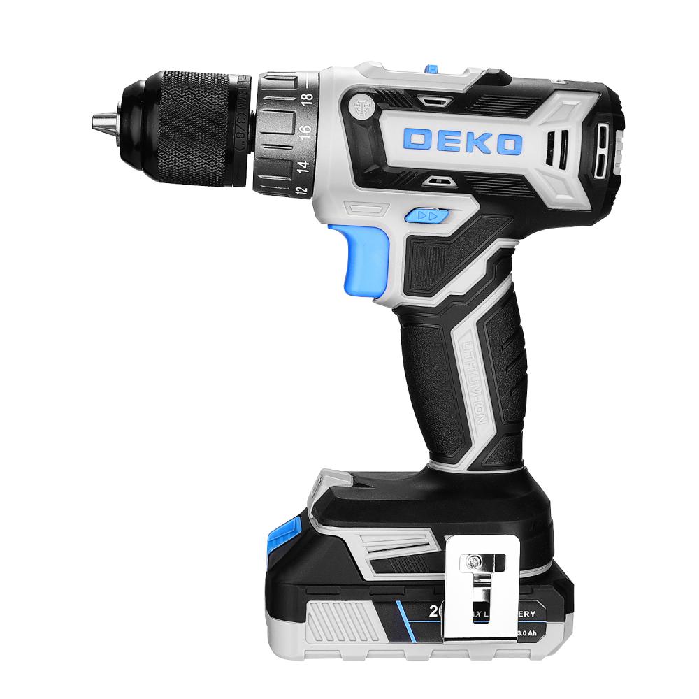 Дрель-шуруповерт аккумуляторная DEKO Loner 20V 085-1006
