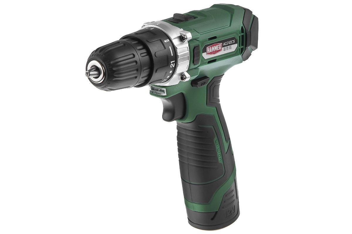 Дрель-шуруповерт аккумуляторная Hammer ACD12CS