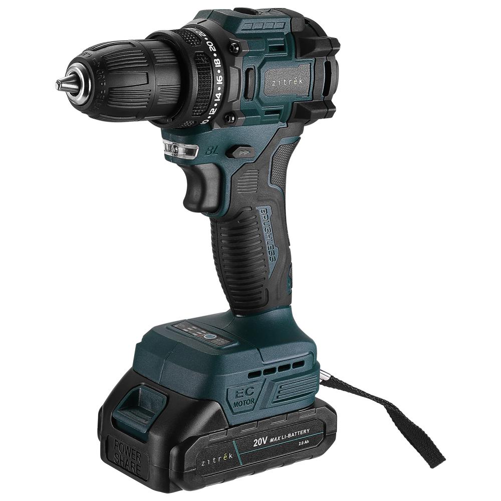 Дрель-шуруповерт аккумуляторная Zitrek Greenpower 20 PRO 085-1313