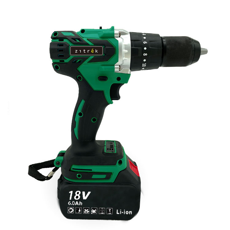 Дрель-шуруповерт ударная аккумуляторная Zitrek Green Impact 18V 063-4046