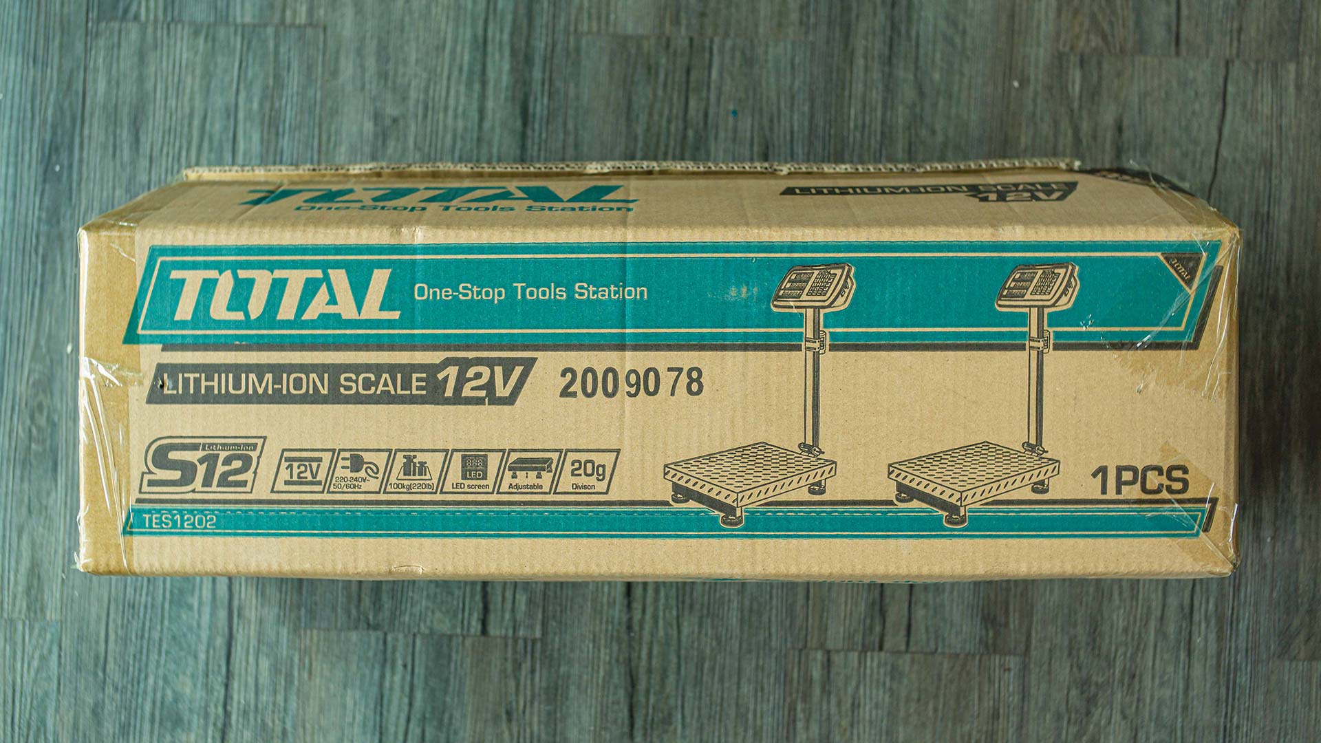 Весы электронные напольные TOTAL TES1202