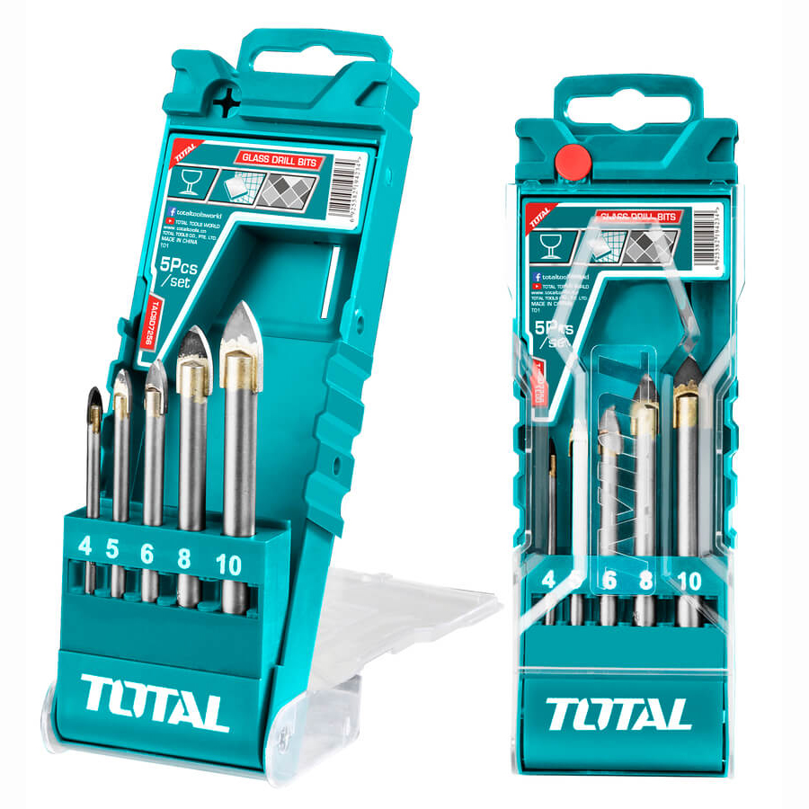 Набор сверл по стеклу TOTAL TACSD7256 (5 шт)