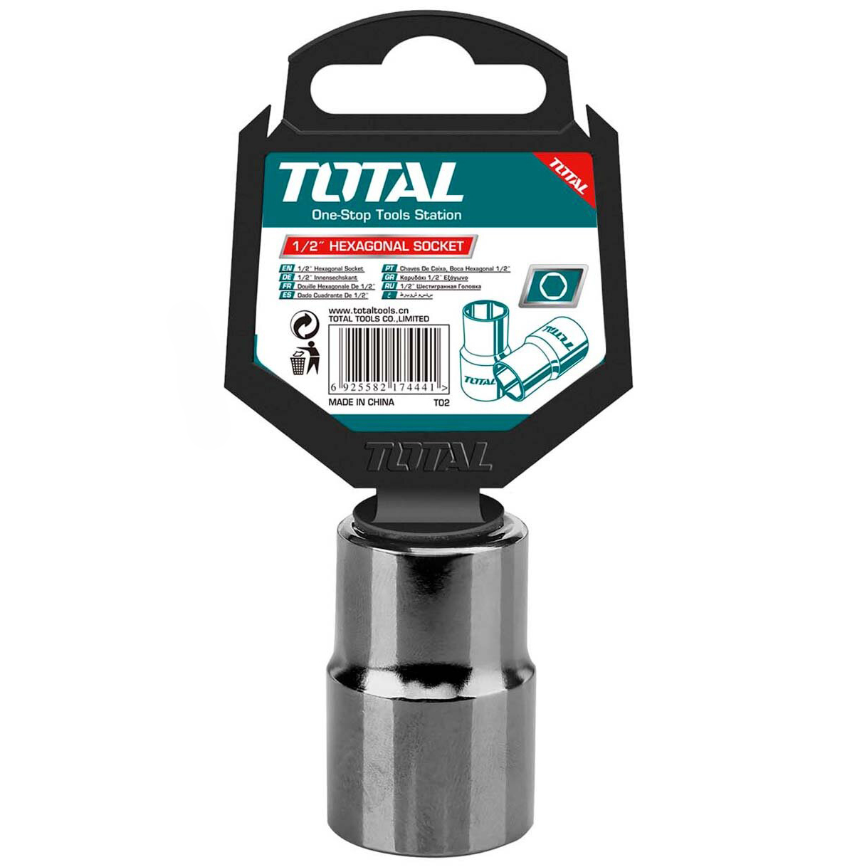 Головка торцевая 1/2 " 30 мм TOTALTHTST12301