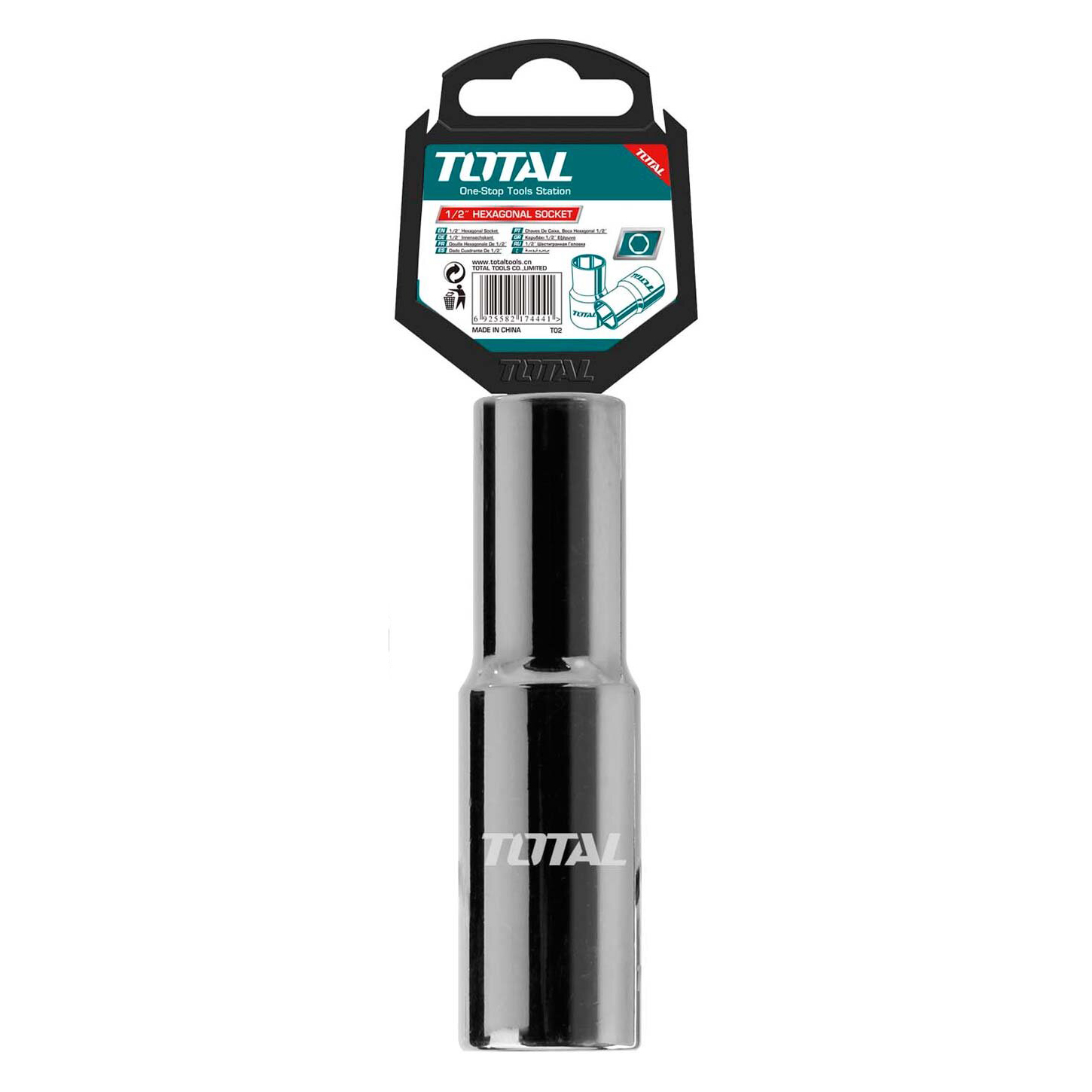Торцевая головка удлиненная 1/2 " 14 мм TOTAL THTST12143L