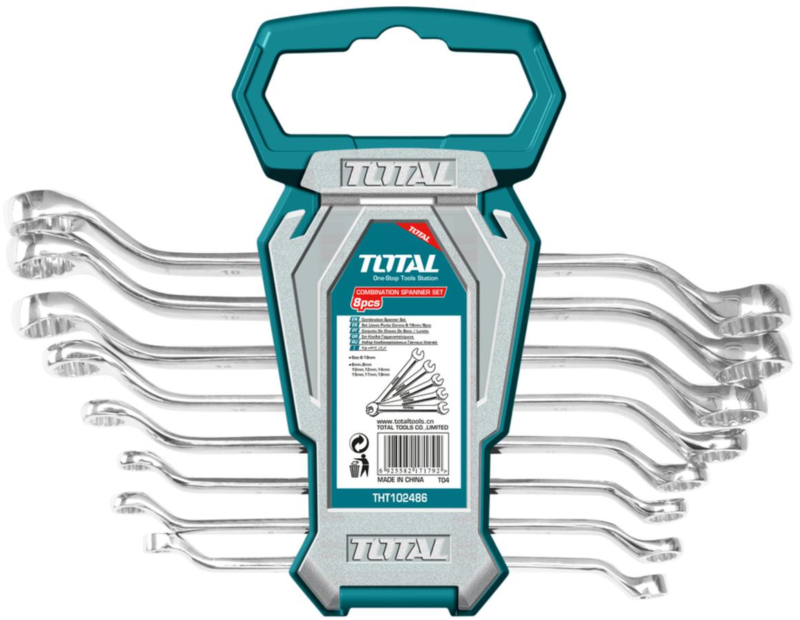 Набор ключей накидных TOTAL THT102486 (8 шт)