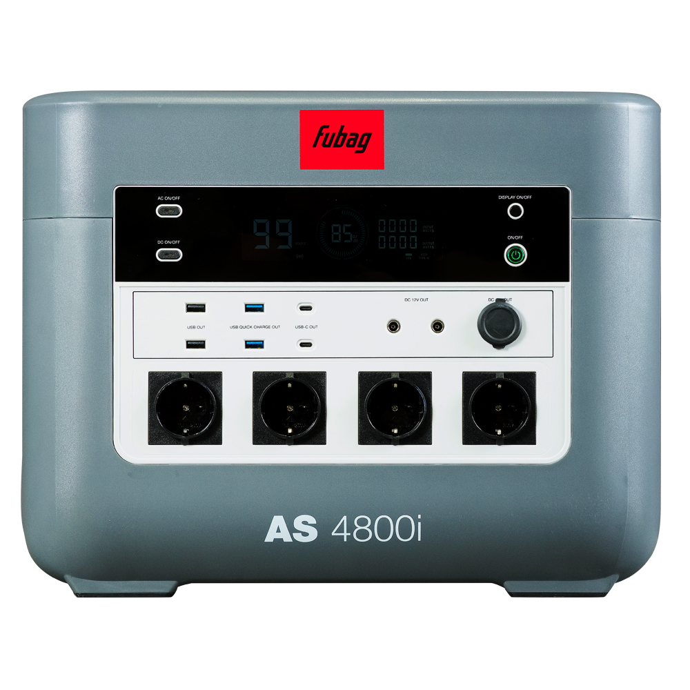 Аккумуляторная портативная электростанция FUBAG AS 4800i (аккумулятор LiFePO4)