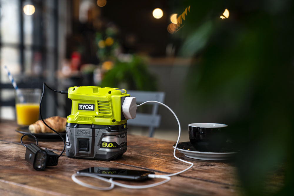 Инверторный преобразователь RYOBI RY18BI150A-0 (без батареи) система ONE +