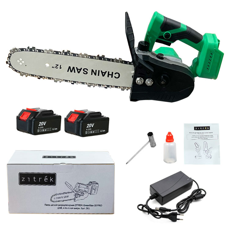 Пила цепная аккумуляторная ZITREK GreenSaw 20 PRO