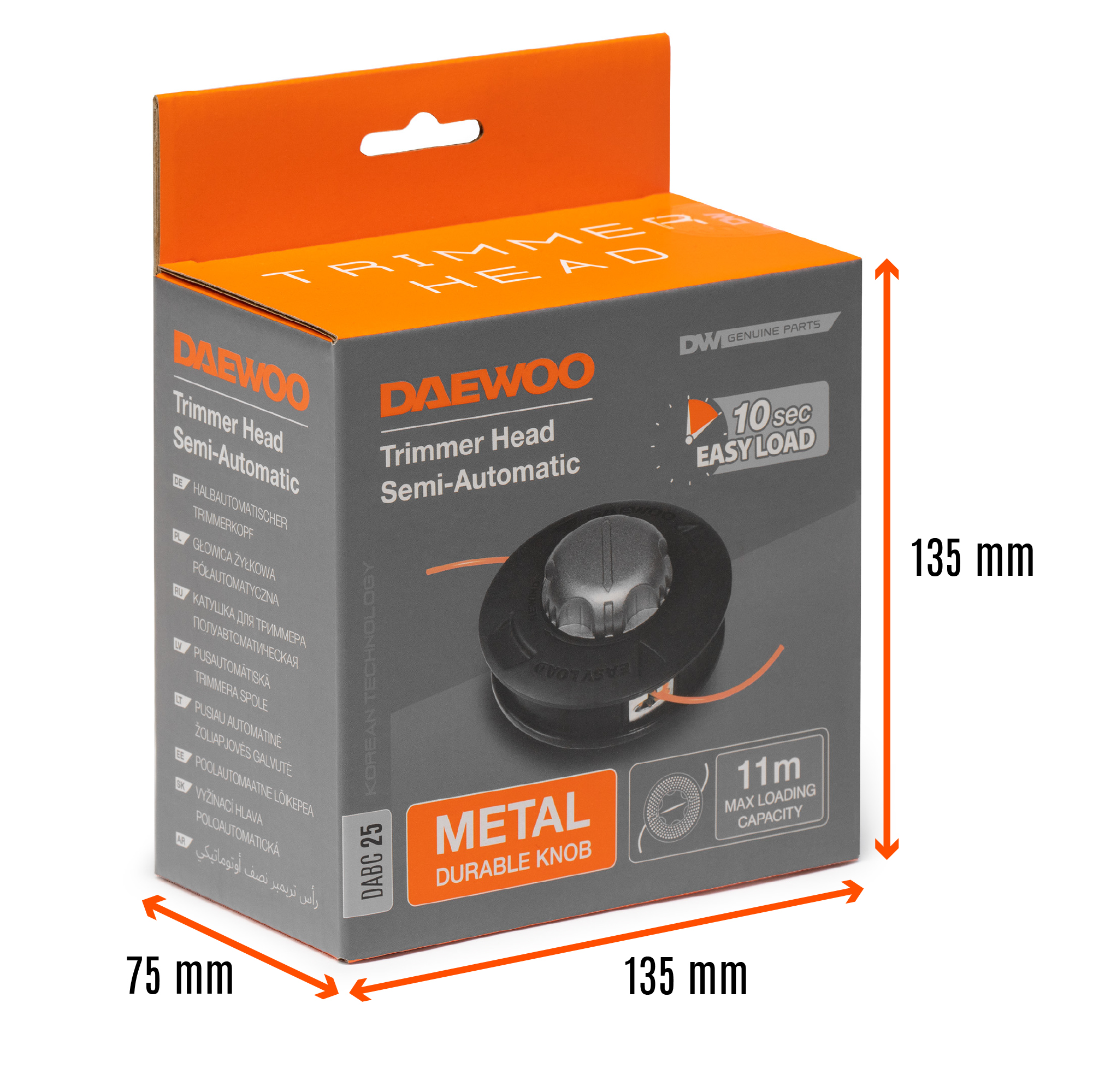 Триммерная головка DAEWOO DABC 25